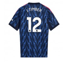 Arsenal Jurrien Timber #12 Koszulka Wyjazdowa 2025-26 Krótki Rękaw